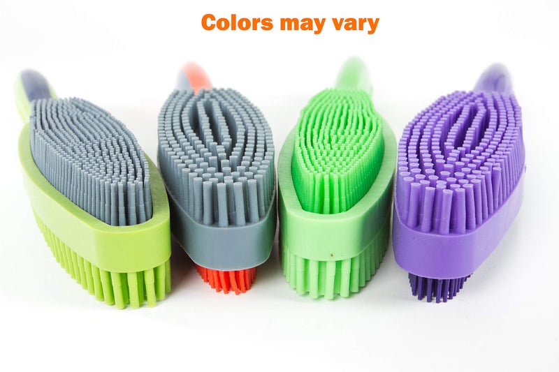 FURemover Plus Pet Hair Rubber Brush with Squeegee, Easily Remove Fur and Lint from Clothing, Carpets and Furniture, Gently Groom Dogs and Cats Wet or Dry, Black, 2 Pack - Image 2